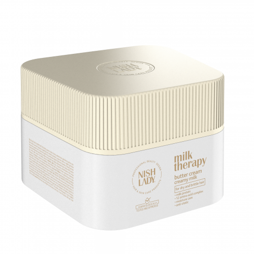 Nishlady Milk Therapy Butter Cream Kaukė sausiems plaukams