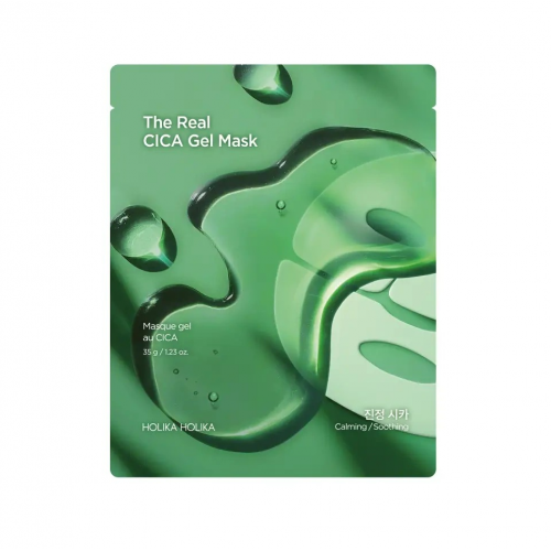 Holika Holika The Real Mask Cica Gel Hidrogēla sejas maska