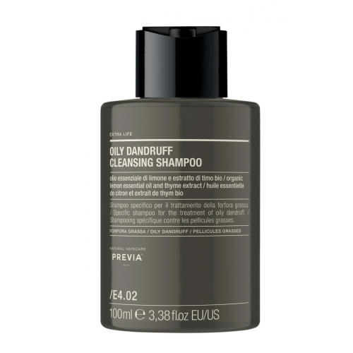 PREVIA Extra Life Oily Dandruff Cleansing Shampoo Šampoon rasvase kõõma korral