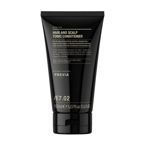 PREVIA Extra Life Hair And Scalp Tonic Conditioner Plaukų ir odos tonizuojantis kondicionieirius