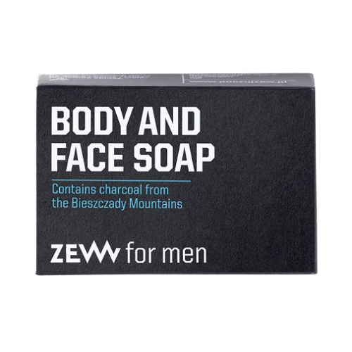 ZEW Face and Body Soap with Charcoal Veido ir kūno muilas su anglimi