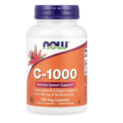 NOW Foods Vitamin C-1000 With Bioflavonoids Vitaminas C-1000 su bioflavonodais