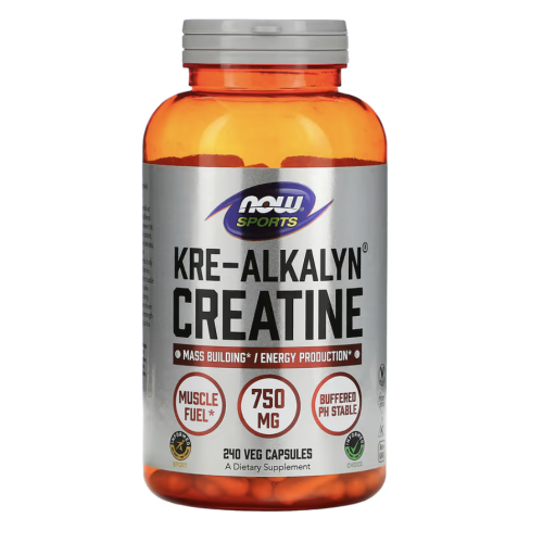 NOW Foods Kre-Alkalyn (R) Creatine 750mg Kreatinas