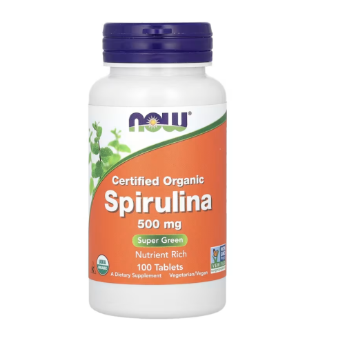 NOW Foods Organic Spirulina 500mg Spirulina