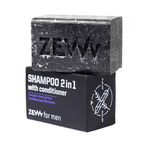 ZEW 2in1 Shampoo & Conditioner with Charcoal Šampūnas, kondicionierius