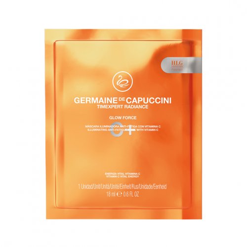 Germaine de Capuccini Timexpert Radiance C+ Illuminating Anti-Fatigue Mask Lakštinė veido kaukė su vitaminu C
