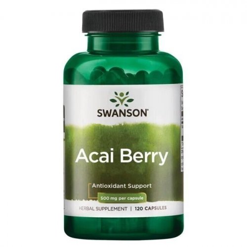 SWANSON Acai Berry Antioxidant Support 500mg Acai ogu ekstrakts