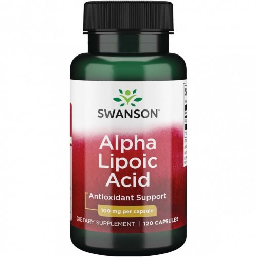 Photos - Vitamins & Minerals Swanson Alpha Lipoic Acid Antioxidant Support 100mg 120 capsules KS247807