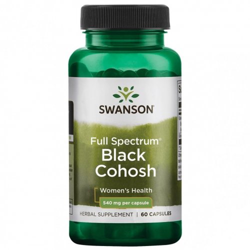 SWANSON Full Spectrum Black Cohosh Women's Health 540mg Maisto papildas moterims
