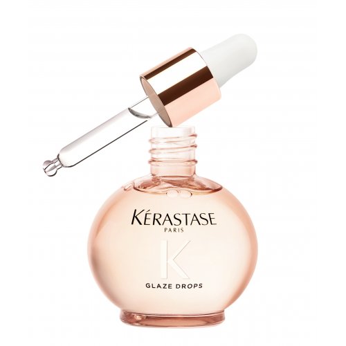 Kerastase Gloss Absolu Glaze Drops Hair Oil Lengvos tekstūros, žvilgesį pabrėžiantis aliejus