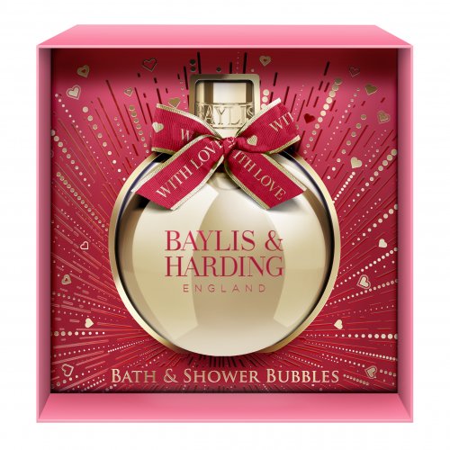 Baylis & Harding Midnight Cherry Festive Bauble Gift Vonios ir dušo putos