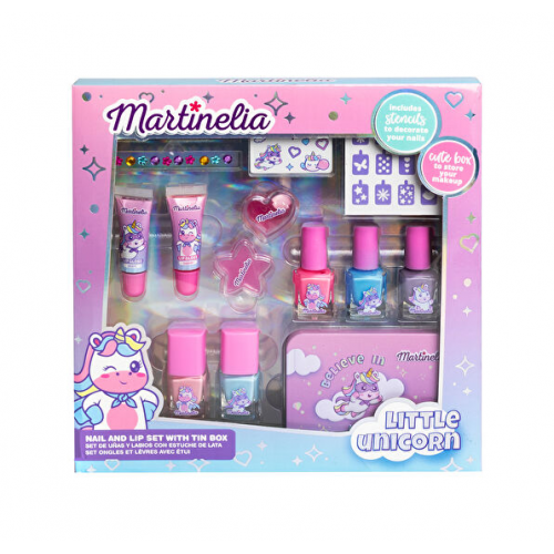 Photos - Baby Hygiene Martinelia Little Unicorn Nail & Lip Set With Tin Box KS548293
