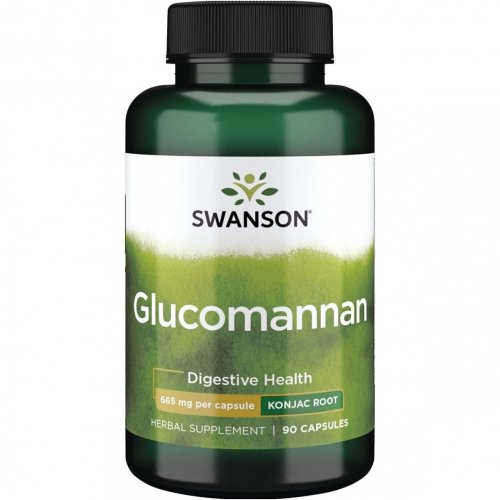 SWANSON Glucomannan Digestive Health 655mg Gliukomananas