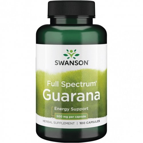Photos - Vitamins & Minerals Swanson Full Spectrum Guarana Energy Support 500mg 100 capsules KS770804