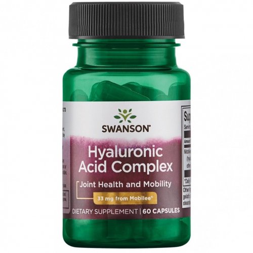 Photos - Vitamins & Minerals Swanson Hyaluronic Acid Complex Joint Health nd Mobility 33mg 60 caps. KS815800