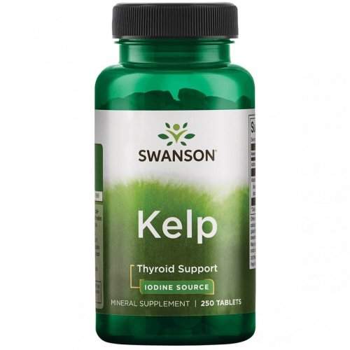 SWANSON Kelp Tyroid Support Iodine Source Looduslik jood