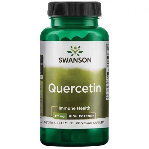 SWANSON Quercetin Immune Health 475mg Kvercetinas  60 kapsulių