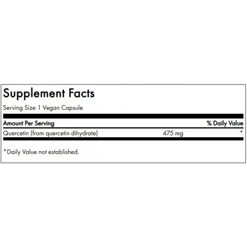 SWANSON Quercetin Immune Health 475mg Kvercetinas  60 kapsulių