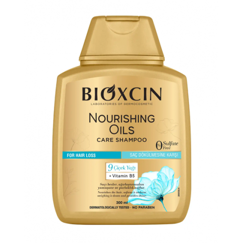 Bioxcin Nourishing Oils Shampoo Maitinantis šampūnas nuo plaukų slinkimo