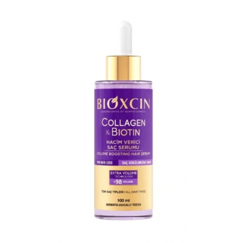 Bioxcin Collagen & Biotin Volume Boosting Serum Apimties suteikiantis serumas
