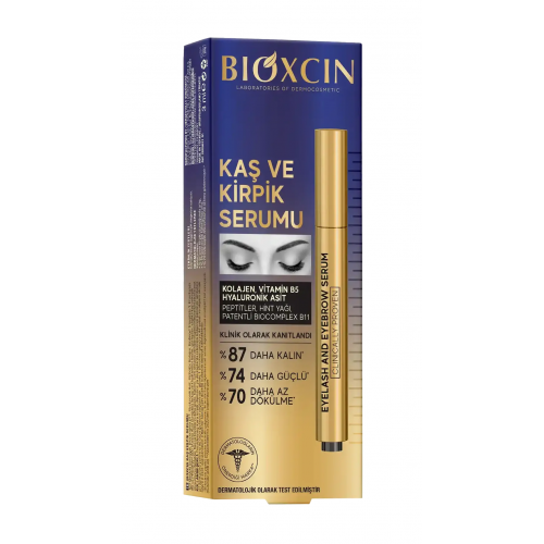 Bioxcin Eyelash And Eyebrow Serum Skropstu un uzacu augšanas serums