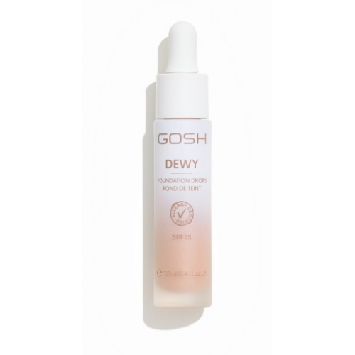Photos - Foundation & Concealer GOSH Copenhagen Dewy Foundation Drops 12ml 008 Tan KS486022
