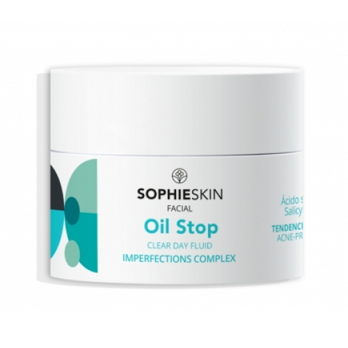 Sophie Skin Oil Stop Fluid Dieninis, odai matinį efektą suteikiantis fluidas