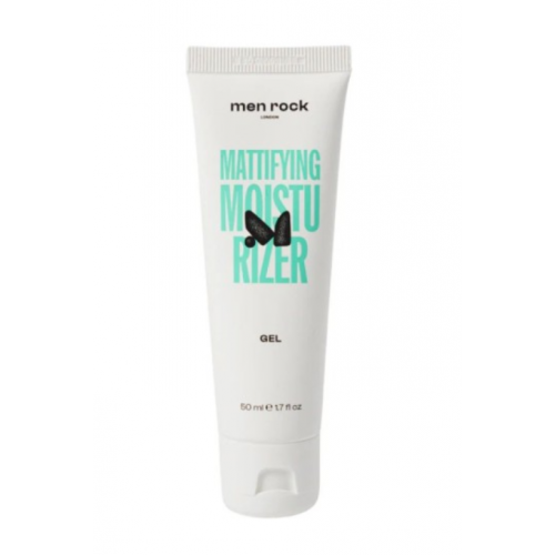 Men Rock Mattifying Moisturizer Gel With Niacinamide Matizuojantis drėkinamasis veido gelis su niacinamidu