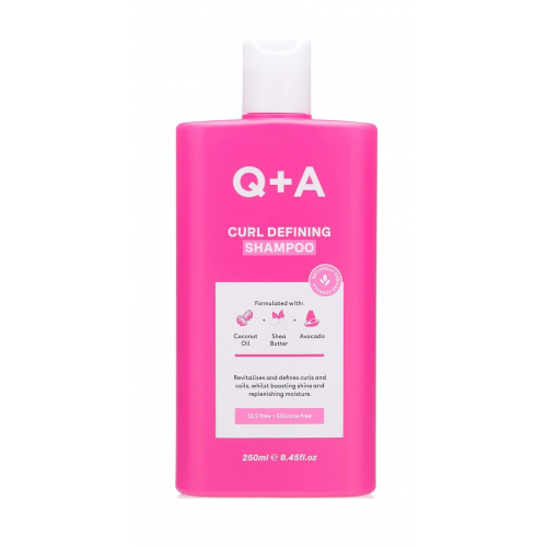 Q+A Curl Defining Shampoo Šampūnas garbanotiems plaukams