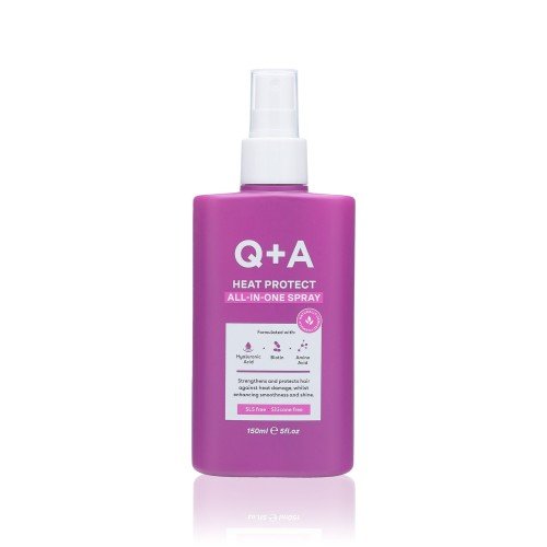 Q+A Heat Protect All-In-One Spray No karstuma aizsargājošs sprejs