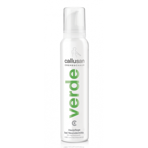 Callusan Verde Cream Mousse For Body Kreminės putos niežtinčios odos priežiūrai