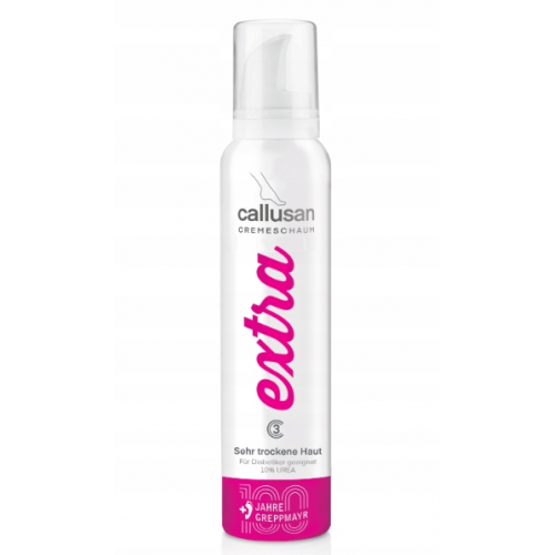 Callusan Extra Foot Cream Mousse Kreminės putos labai sausoms pėdoms