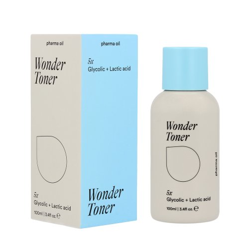 Pharma Oil Wonder Toner Glycolic + Lactic Acid Veido tonikas su AHA rūgštimis