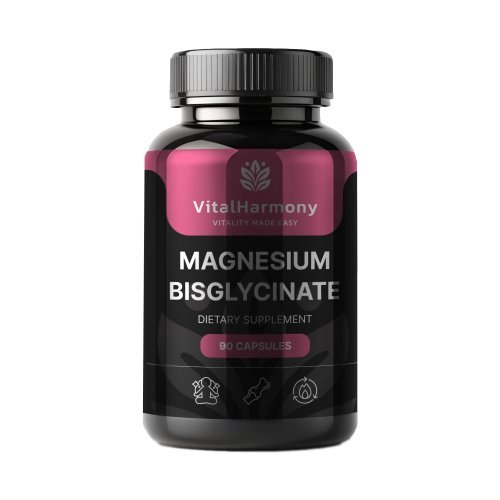 Vitalharmony Vitalharmony Magnesium Bisglycinate Dietary Supplement 90 capsules