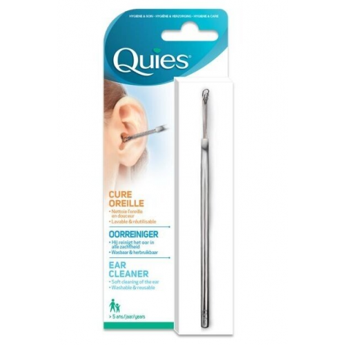 Quies Steel Ear Cleaner Daugkartinis metalinis ausų krapštukas