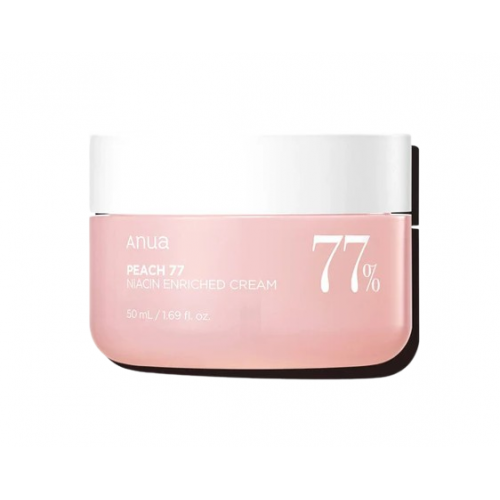 ANUA Peach 77 Niacin Enriched Cream Veido kremas su persiku ekstraktu