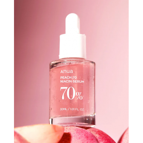 ANUA Peach 70% Niacinamide Serum Švytėjimo veidui suteikiantis serumas  30ml