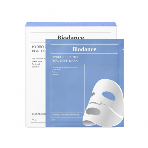Biodance Hydro Cera Nol Real Deep Mask Intensyviai drėkinanti, raminanti veido kaukė