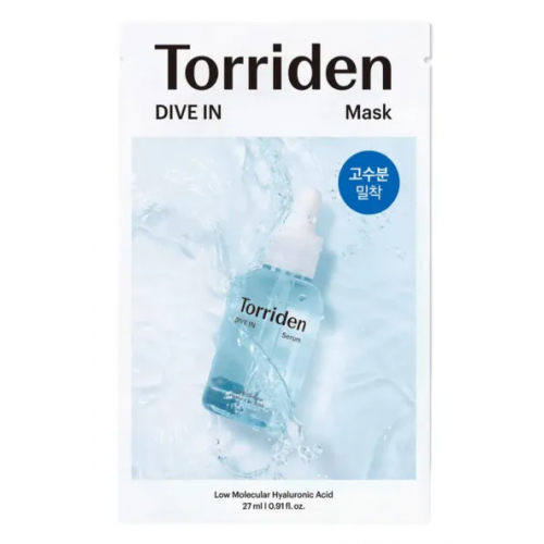 Torriden Dive-In Low Molecular Hyaluronic Acid Mask Pack Veido kaukės