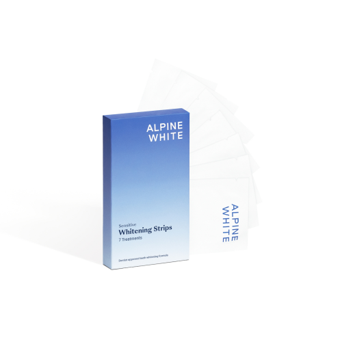 Alpine White Whitening Strips Sensitive Balinančios juostelės jautriems dantim