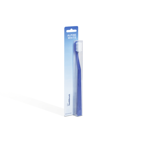 Alpine White Soft Toothbrush Mīksta zobu birstīte