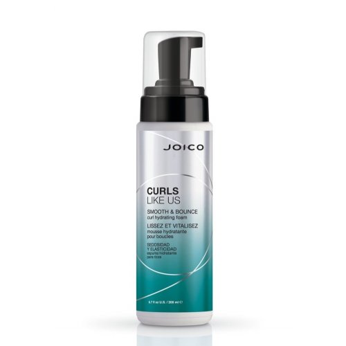 Joico Curls Like Us Smooth & Bounce Curl Hydrating Foam Drėkinamosios plaukų putos garbanoms