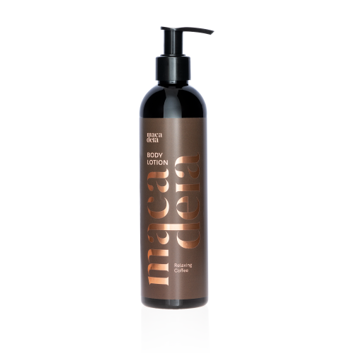 Macadeia Body Lotion Relaxing Coffee Maitinamasis kūno losjonas kavos kvapo