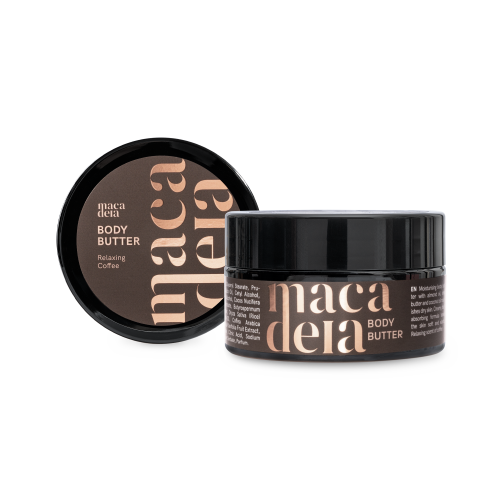 Macadeia Body Butter Relaxing Coffee Kūno sviestas su atpalaiduojančiu kavos aromatu