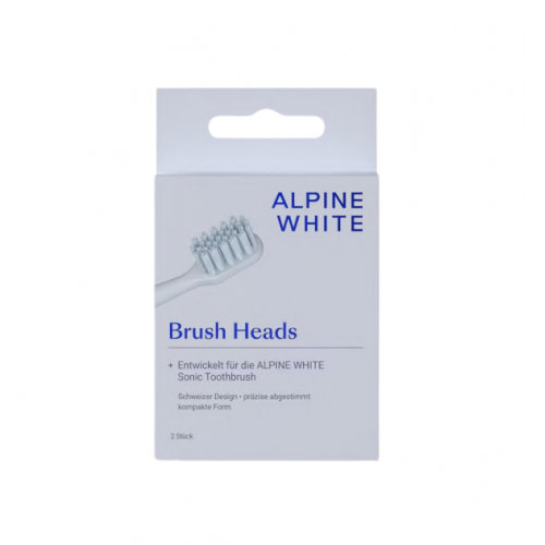 Alpine White Sonic Toothbrush Replacement Heads Vahetatavad hambaharjapead