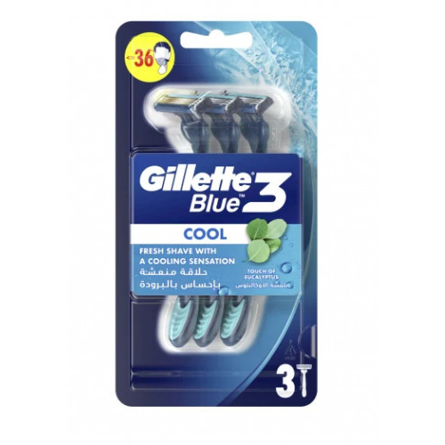 Gillette Gillette Blue 3 Cool Razors 3 pcs.