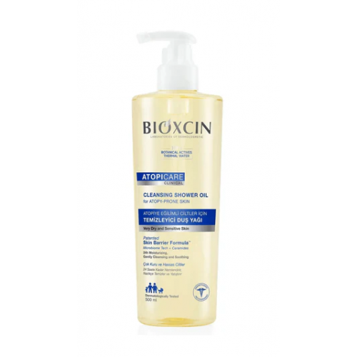 Bioxcin (Bioxsine) Atopicare Cleansing Shower Oil For Atopy Prone Skin Aliejinis kūno prausiklis