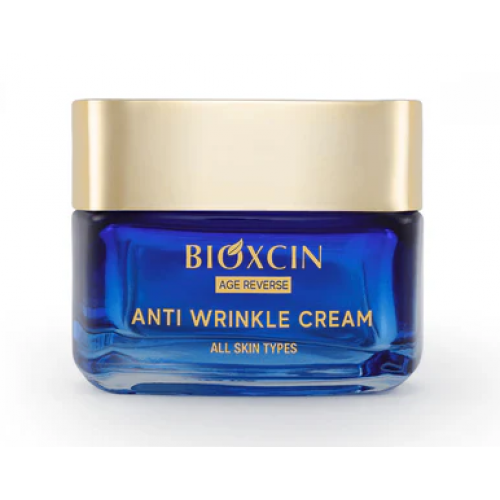 Bioxcin Age Reverse Anti Wrinkle Cream Naktinis veido kremas su hialurono rūgštimi