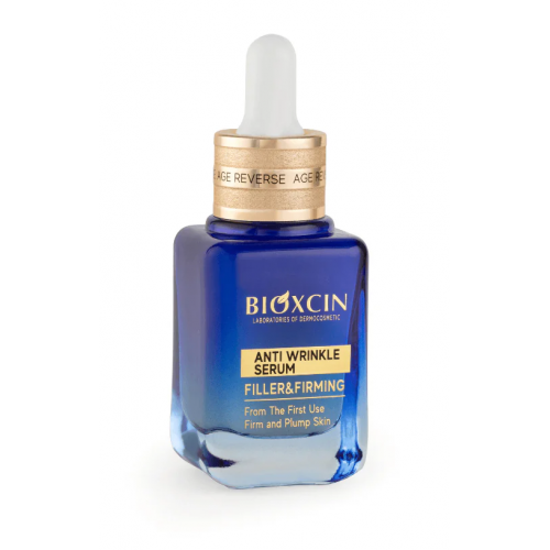 Bioxcin Age Reverse Anti Wrinkle Eye Serum Naktinis naktinis veido serumas su hialurono rūgštimi