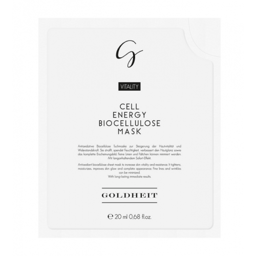 GOLDHEIT GOLDHEIT Cell Energy Biocellulose Mask 20ml